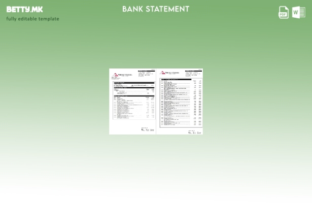 Модерен стил на САД Планинска Америка Шаблон за збор страници со изјава за изјав